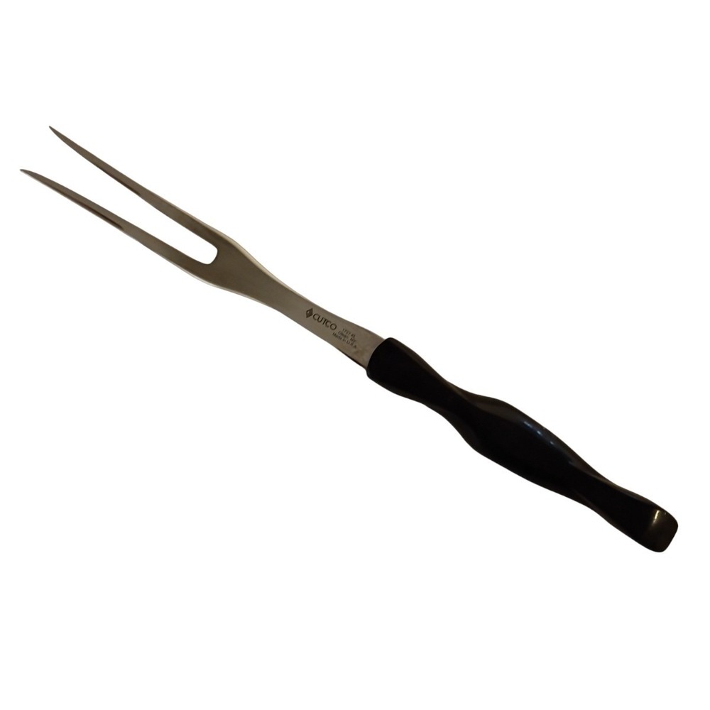 Cutco 1727 KL Carving Fork Serving 2 Prong Classic Made‎ in USA Brown